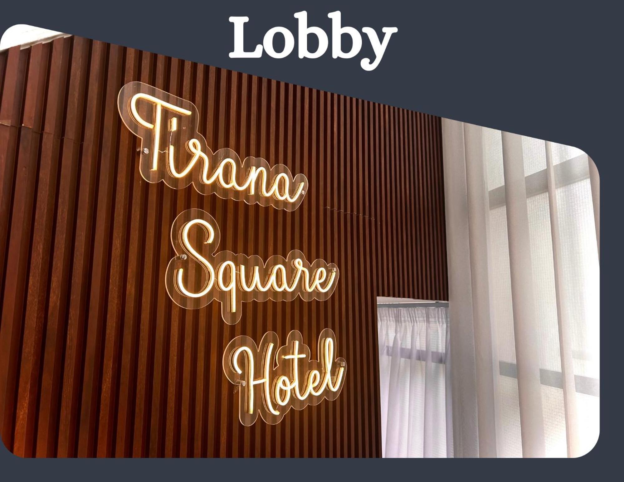 Tirana Square Hotel Eksteriør billede